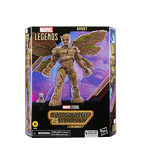 Hasbro - Marvel Legends Series - Groot - Figura de Guardianes de la Galaxia Vol. 3 de 15 cm