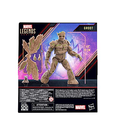 Hasbro - Marvel Legends Series - Groot - Figura de Guardianes de la Galaxia Vol. 3 de 15 cm