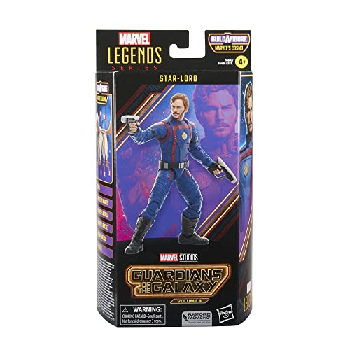 Hasbro - Marvel Legends Series - Star-Lord - Figura de Guardianes de la Galaxia Vol. 3 de 15 cm