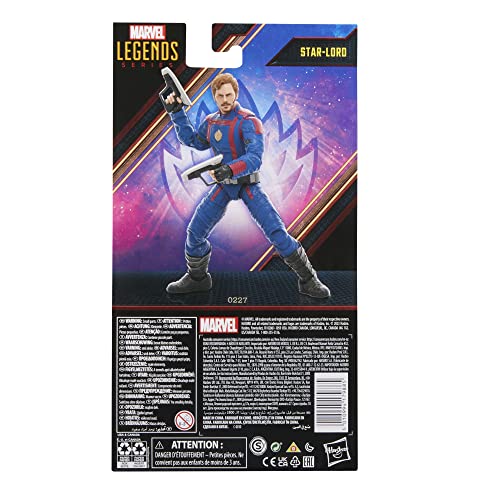 Hasbro - Marvel Legends Series - Star-Lord - Figura de Guardianes de la Galaxia Vol. 3 de 15 cm