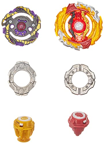 Hasbro Paquete Doble de giroscopio Beyblade Burst Surge Speedstorm, World Spryzen S6 y Betromoth B6 - Juguete de giroscopio de Batalla Multicolor 22 centímetros