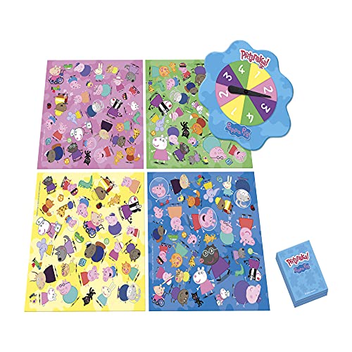 Hasbro Pictureka! Junior Peppa Pig Game, Picture Game, Fun Board Game for Preschoolers, Games for 4 Year Olds and Up, No Reading Required Game