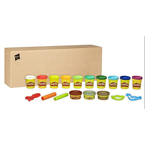 Hasbro Play-Doh Playset creativo dinosaurio con 13 tarros y 5 accesorios, exclusivo de Amazon, Exclusivo en Amazon