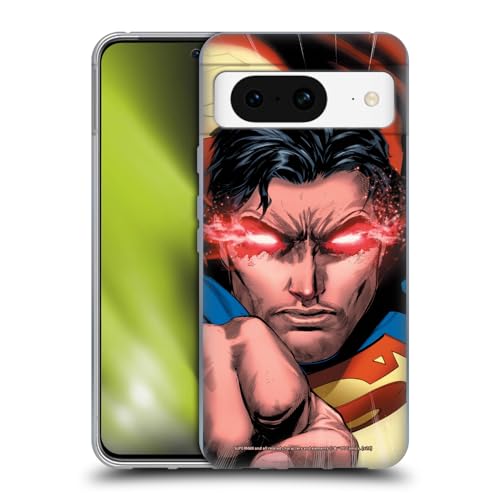 Head Case Designs Licenciado Oficialmente Superman DC Comics Renacimiento #1 Arte de cómics Caso Funda de Gel Suave Compatible con Google Pixel 8