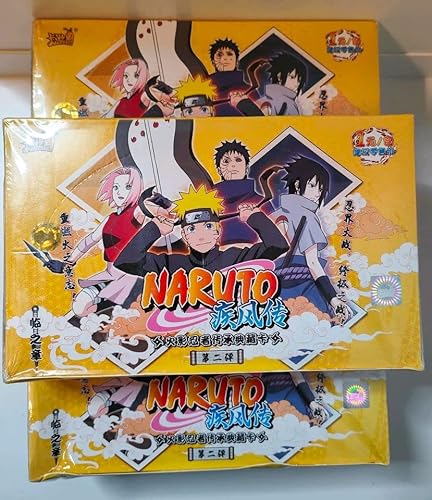 HEARTFORCARDS Naruto Kayou – Tier 1 Wave 2 – Original Naruto Shippuden Display Booster Box – Chino, licencia original + Heartforcards Protección de envío