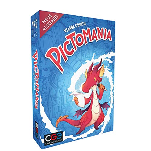 Heidelberger Spieleverlag- Pictomania 2nd Edition Juego de Mesa, Multicolor (Czech Games CGED0043)