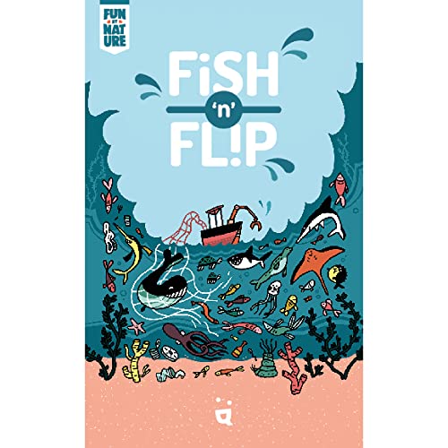 Helvetiq Fish 'n' Flip | Juego de Cartas | A Partir de 7 años | 1-4 Jugadores | 20 Minutos de Tiempo de Juego