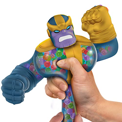 Heroes of Goo Jit Zu Marvel Versus Pack - Hulk vs Thanos, Squishy, Stretchy, Gooey Heroes, Perfect Christmas/Birthday Present For 4 To 8 Year Olds, Squishy, Stretchy Tactile Play