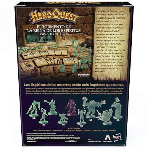 HeroQuest Pack de Misión Spirit Queen's Torment | Requiere el Sistema de Juego HeroQuest para Jugar