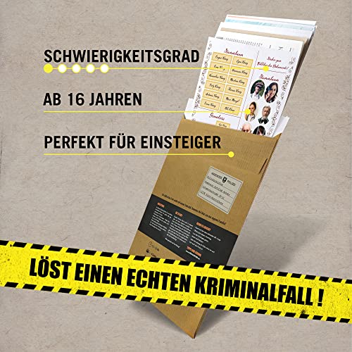 Hidden Games Tatort Königsmord - Juego de crimen - Regicicio (edición alemana) - Escape Room. Juego para principiantes, no apto para jóvenes, para 1-6 personas a partir de 16 años