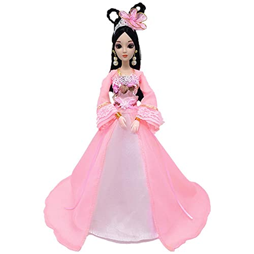 Hinleise Ropa de muñeca Vestidos de hada chinos – Ropa de mito de lujo Accesorios de ropa para muñecas de 11.5 pulgadas (incluye muñeca)