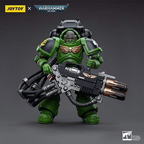 HiPlay JoyToy Warhammer 40K Salamanders Eradicators Brother Xavak Figura de acción coleccionable a escala 1:18