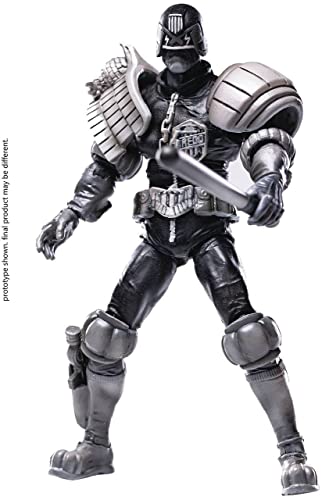 Hiya Toys - Judge Dredd - Black And White Judge Dredd Px 1/18 Mini Action Figure