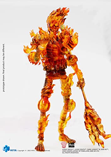 Hiya Toys Judge Dredd Judge Fire Px 1/8 Scale Exquisita Mini Action Figura