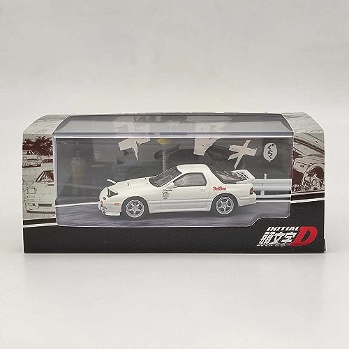 Hobby Japan 1/64 para Mazda RX-7 (FC3S) RedSuns Initial D Open Faros delanteros HJ641043DW Diecast Car Models Collectible Gifts