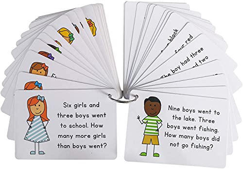 HONTOUSIP 62 tarjetas de hoja de preguntas de respuesta de oraciones en inglés, tarjetas de palabras de bolsillo de aprendizaje, perfectas para herramientas de pre-K/profesor/terapeutas de autismo