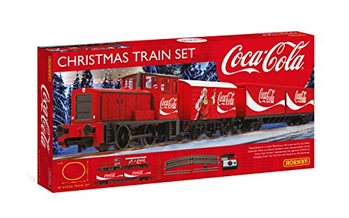 Hornby R1233 Coca-Cola Christmas Train Set Model, Red