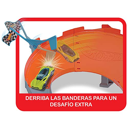 Hot Wheels - Pista Campeón de Derrapes, Pistas de Coches de Juguete Niños +4 Años (Mattel GBF84) , color/modelo surtido
