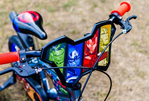 Huffy Kids de 14 Pulgadas Bicicleta Avengers estabilizadores, Niños, Gris