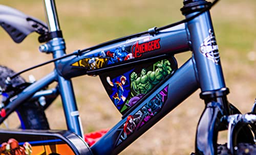 Huffy Kids de 14 Pulgadas Bicicleta Avengers estabilizadores, Niños, Gris