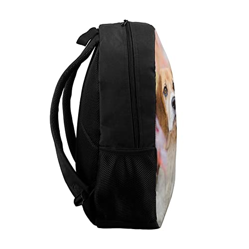 HYKYYDS Mochila para niños Mochila de viaje Beagle Mochila informal Mochila escolar de moda juvenil (42x30x13 cm) Cool Bookbag
