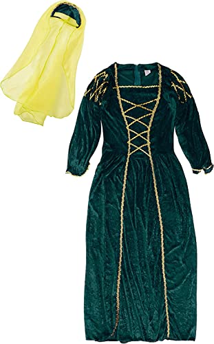 I LOVE FANCY DRESS LTD Disfraz Princesa Vestido Verde para NIÑAS Medieval(XL)
