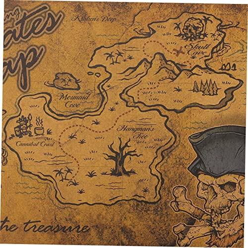 ibasenice 20 Piezas Mapa Del Tesoro Infantil Mapa Del Juego Del Tesoro Fiesta Pirata Mapa Detallado Del Tesoro Mapa Náutico Pirata Mapa De Aventuras Piratas Antiguo Carta Náutica Niño Papel