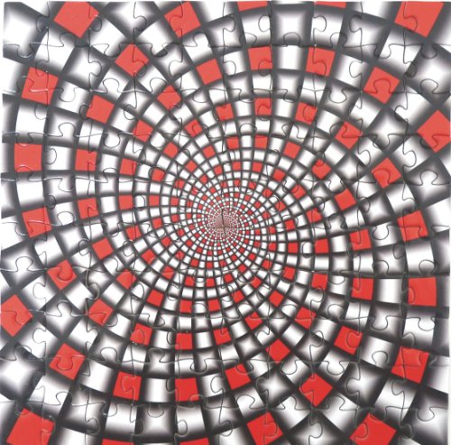 Ilusiones ópticas rompecabezas patrón 4