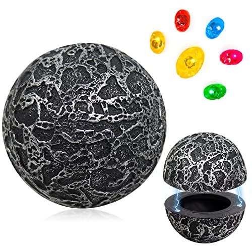 Infinity Star Lord Power Stone Orb Cube Prop Cosplay Light Gem Collectibles PVC (piedras preciosas + bola de orbes)
