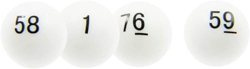 Invero Juego de lotería de bingo tradicional clásico, incluye jaula redonda de metal, 75 bolas, 18 tarjetas, 150 marcadores de colores, ideal para fiestas con familiares o amigos