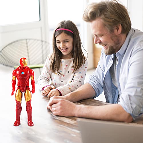 Iron Man Figura, Iron Man Figura de Acción, Figura Cake Topper, 30cm Figure Iron Man Titan Hero Series Juguetes, para niños a Partir de 2 años