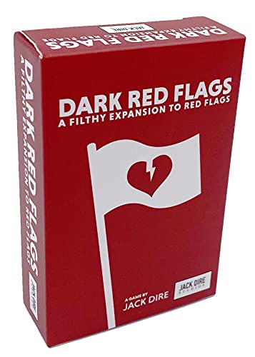 Jack Dire Studios Juego de banderas rojas oscuras