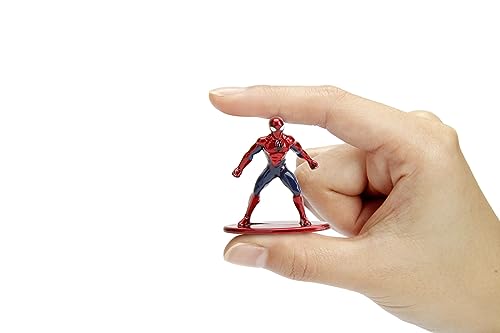 Jada - Nano escenario Spiderman NYC & Daily Bugle con 2 Nanofiguras Metálicas de Luxe, Licencia Oficial Marvel (253225012)