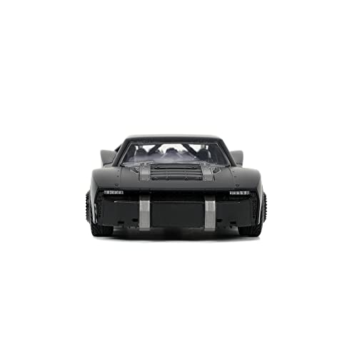 Jada Toys The Batman - Batmóvil coche metal, escala 1:32, con figura de metal, coleccionismo, color negro (253213008)