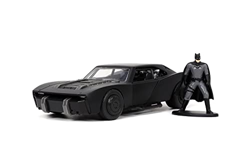 Jada Toys The Batman - Batmóvil coche metal, escala 1:32, con figura de metal, coleccionismo, color negro (253213008)