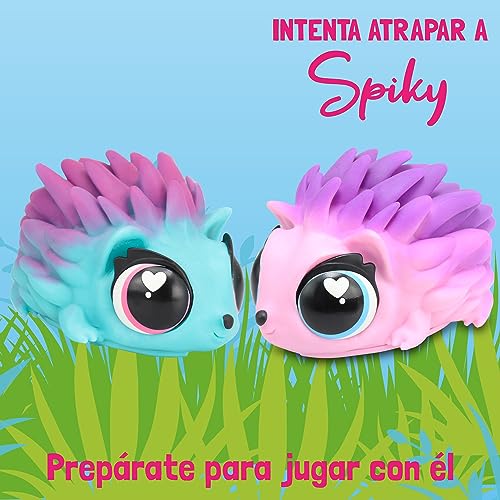 Jiggly Pets - My Spike Pet, Spiky The Hedgehog, Erizo Interactivo, Mascota de Goma blandita Que Canta, Camina, Rueda, Corre, con música, Desde 4 años, Famosa (JGG02000), Modelo Aleatorio