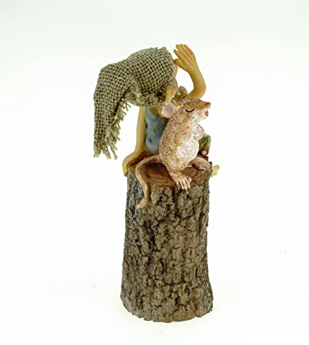 Joh. Vogler GmbH Duet Pixie y ratón cantando juntos 12 cm figura enano duende hada criatura mítica gnomo