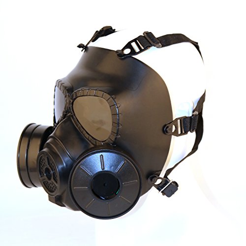 JOYASUS Máscara de Paintball, máscara táctica de Estilo de Gas simulado de Cara Completa Máscara de Calavera CS con Doble Ventilador Turbo para Cosplay Juego de Guerra de Halloween Mascarada