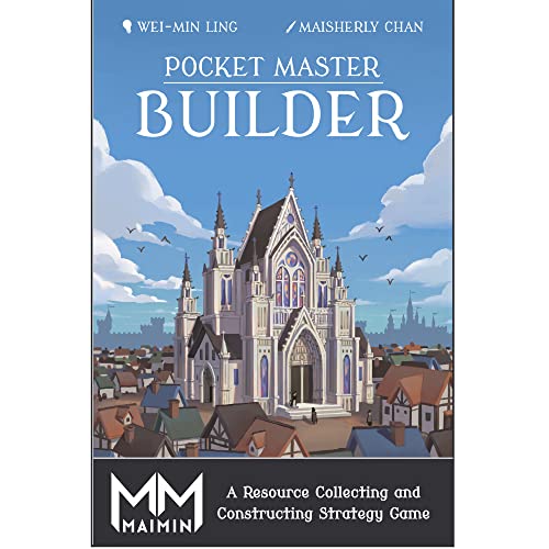 Juego de cartas Pocket Master Builder,Juego de estrategia de gestión de recursos de construcción de ciudades,1-2 jugadores,Hecho por Emperor S4