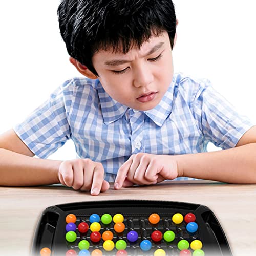 Juego de eliminación de Bola de arcoirbow, Juego de Mesa de ajedrez de eliminación de Rompecabezas, Kit de Juego de Combate de Bolas de Juguetes educativos interactivos