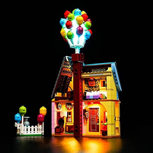 Juego de Luces LED para Lego 43217 Disney and Pixar Carls House (no Modelo Lego), Juego de iluminación LED Decorativo para Lego Disney and Pixar Up House,Regalo Creativo para niños