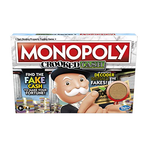 Juego de Mesa Monopoly Billetes Falsos con Descodificador de Hasbro