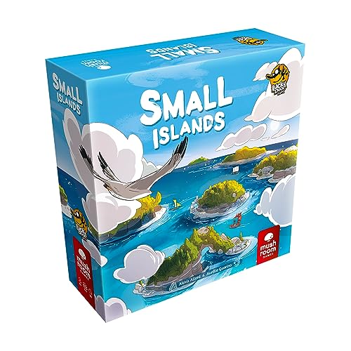 Juego de mesa Small Islands - Explora, descubre y conquista el archipiélago! Juego de estrategia de colocación de azulejos para niños y adultos, a partir de 8 años, 1-4 jugadores, tiempo de juego de