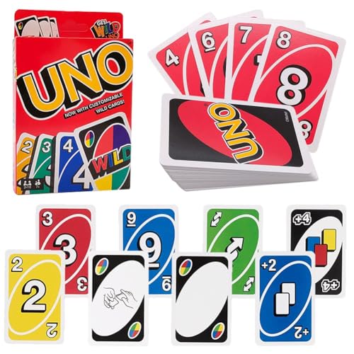Juegos de Cartas,Juegos de Mesa Adultos para 2-10 jugadores, para niños y toda la familia con tarjetas especiales, juego de cartas con 108 tarjetas mayores de 7 años