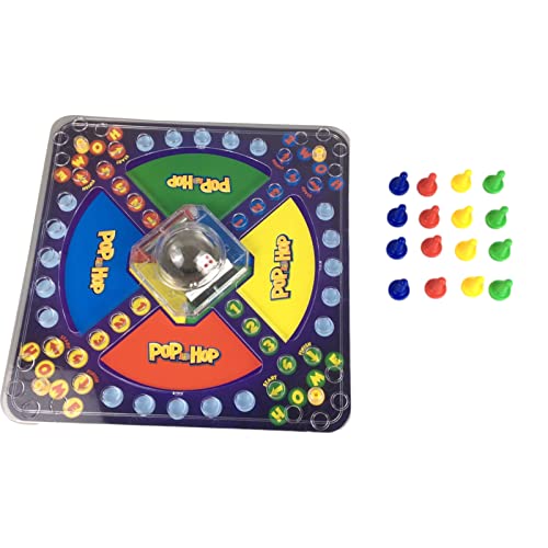 Juegos de mesa competitivos | El juego de mesa Trouble incluye un troquel y un escudo de potencia adicionales,Juegos de mesa competitivos, juego emergente para juego familiar para niño niña Visiblurry