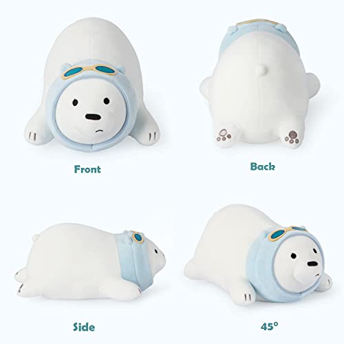 Juguete de peluche de oso polar, 35 cm, peluche suave y esponjoso, regalo para cualquier edad y ocasión (assa-911)