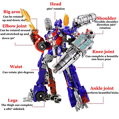 Juguetes Transformers Bumblebee, 22 cm Figura de Acción, Optimus Prime, Sky Warrior, Wire Warrior, King Kong Dinosaurio Modelo Robot para Adultos y niños, Regalos de cumpleaños…