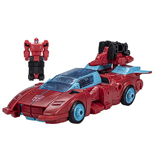Juguetes Transformers - Generations Legacy - Figuras de Autobot Pointblank y Autobot Peacemaker Deluxe Class - 14 cm - A Partir de 8 años