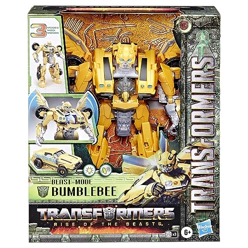 Juguetes Transformers - Película Transformers: El Despertar de Las Bestias - Bumblebee Modo Bestia - 25 cm - A Partir de 6 años