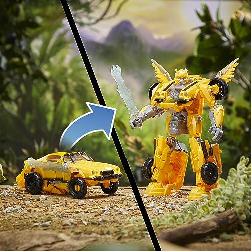 Juguetes Transformers - Película Transformers: El Despertar de Las Bestias - Bumblebee Modo Bestia - 25 cm - A Partir de 6 años